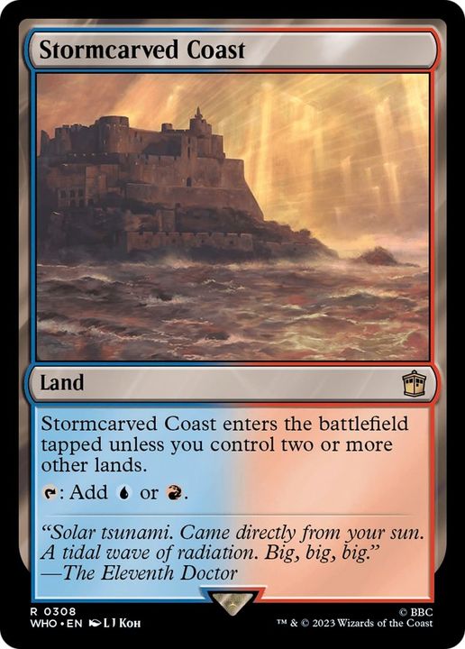 Stormcarved Coast in the group Magic the Gathering / Sets / Doctor Who at Proxyprinters.com (30980)