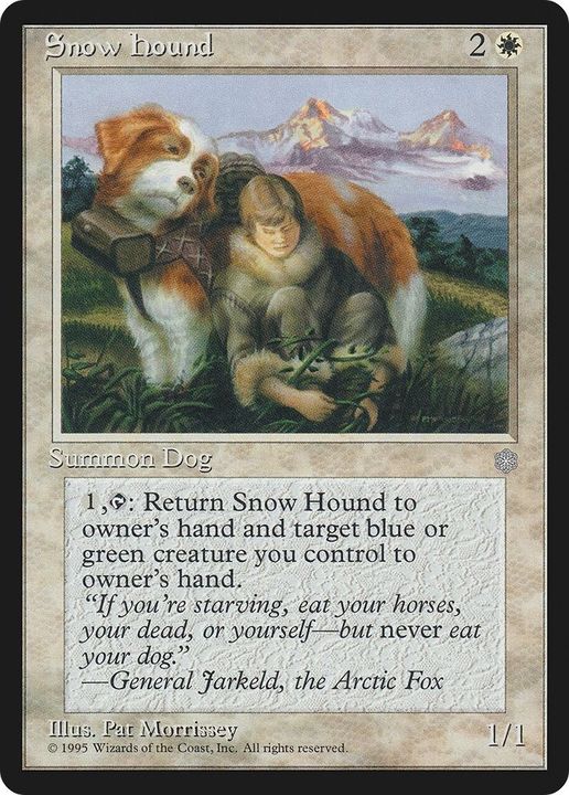 Snow Hound in the group Magic the Gathering / Sets / Iconic Masters at Proxyprinters.com (3099)