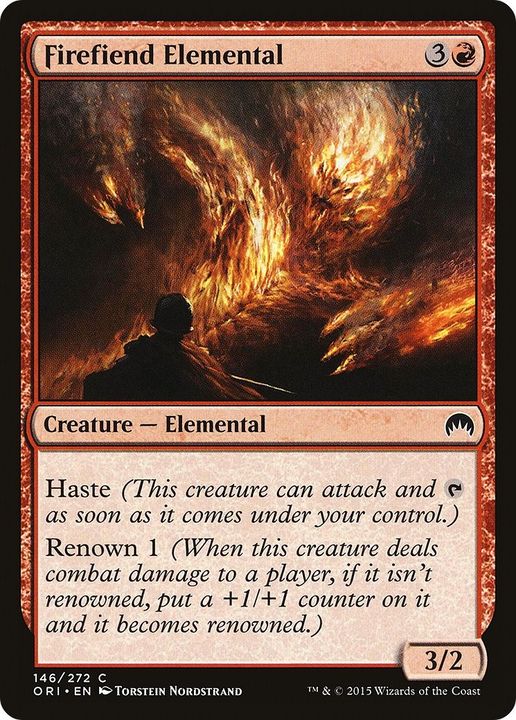 Firefiend Elemental in the group Magic the Gathering / Types / Colors / Red at Proxyprinters.com (30990)