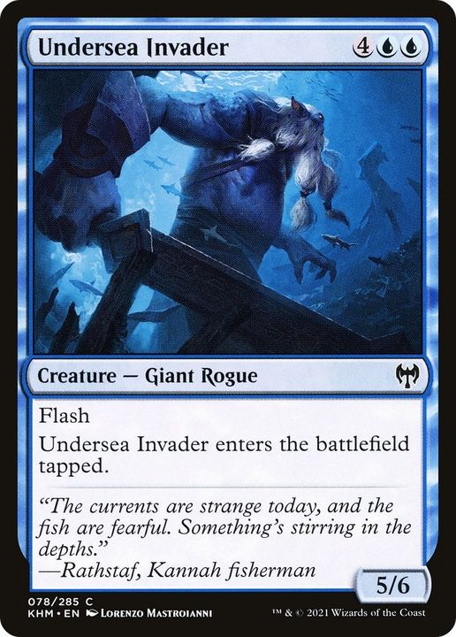 Undersea Invader in the group Magic the Gathering / Types / Colors / Blue at Proxyprinters.com (30999)