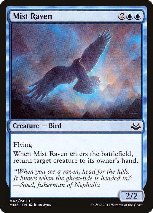 Mist Raven in the group Magic the Gathering / Types / Colors / Blue at Proxyprinters.com (310)