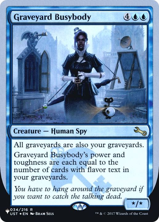 Graveyard Busybody in the group Magic the Gathering / Types / Creatures / Human at Proxyprinters.com (31045)