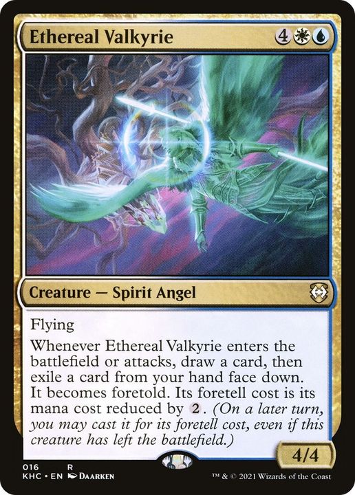 Ethereal Valkyrie in the group Magic the Gathering / Sets / Kaldheim Commander at Proxyprinters.com (31048)