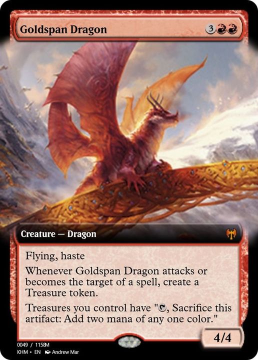 Goldspan Dragon in the group Magic the Gathering / Sets / Magic Origins Clash Pack at Proxyprinters.com (31050)