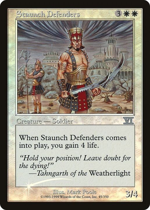 Staunch Defenders in the group Magic the Gathering / Types / Creatures / Human at Proxyprinters.com (31053)