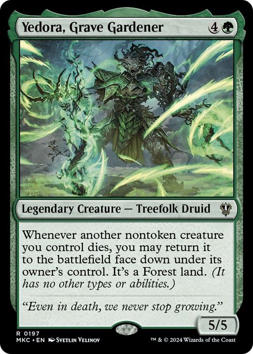 Yedora, Grave Gardener in the group Magic the Gathering / Types / Colors / Green at Proxyprinters.com (31061)