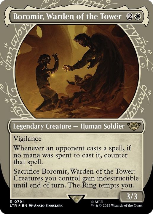 Boromir, Warden of the Tower in the group Magic the Gathering / Types / Creatures / Human at Proxyprinters.com (31088)