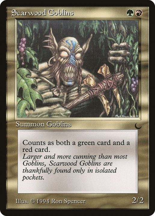 Scarwood Goblins in the group Magic the Gathering / Types / Colors / Multicolors / G, R at Proxyprinters.com (31090)