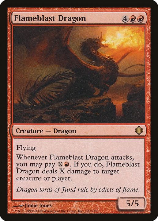 Flameblast Dragon in the group Magic the Gathering / Types / Colors / Red at Proxyprinters.com (31097)