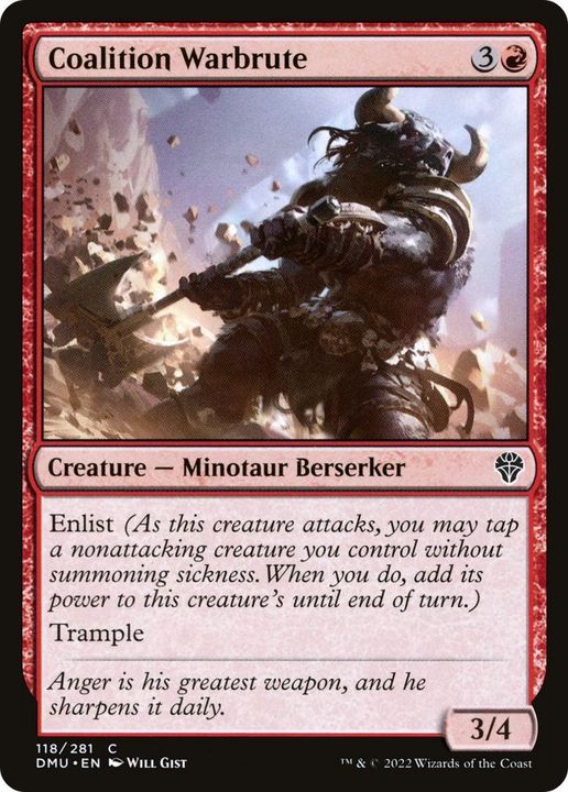 Coalition Warbrute in the group Magic the Gathering / Types / Colors / Red at Proxyprinters.com (31107)