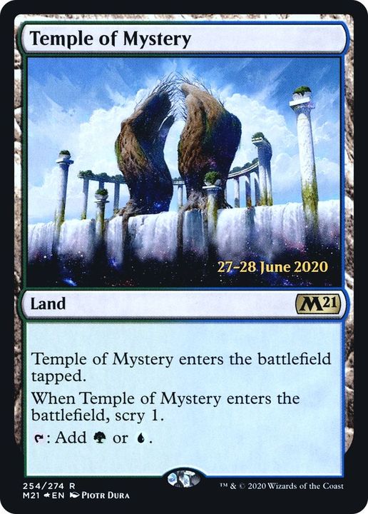 Temple of Mystery in the group Magic the Gathering / Sets / Core Set 2021 Promos at Proxyprinters.com (3111)