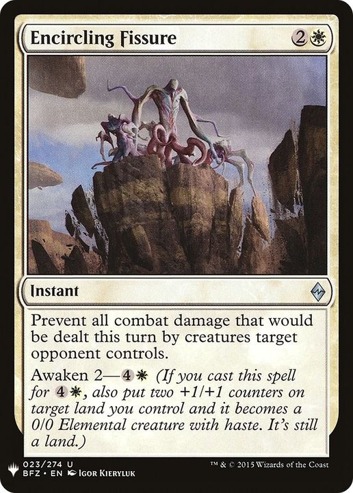 Encircling Fissure in the group Magic the Gathering / Types / Colors / White at Proxyprinters.com (31130)