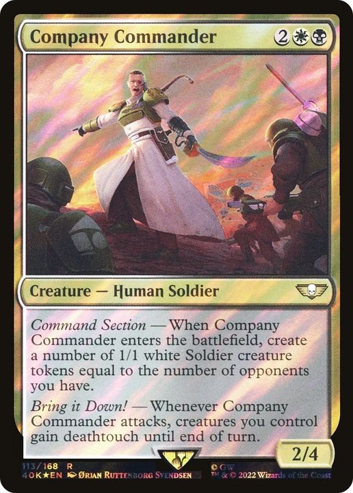 Company Commander in the group Singles at Proxyprinters.com (31153)