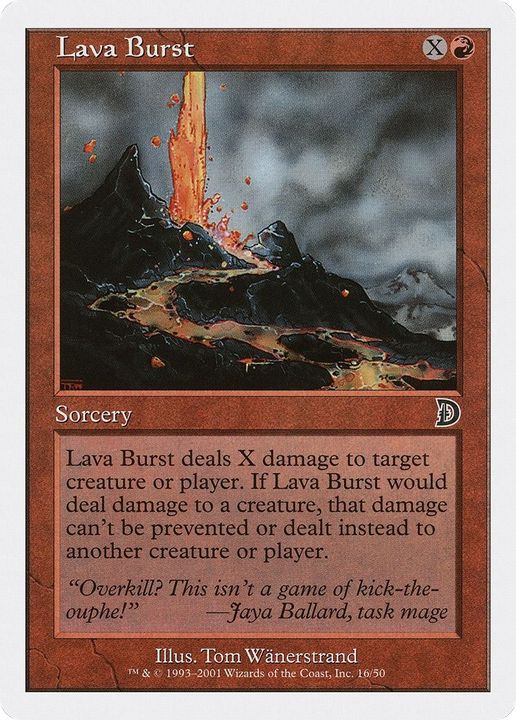 Lava Burst in the group Magic the Gathering / Types / Colors / Red at Proxyprinters.com (31179)