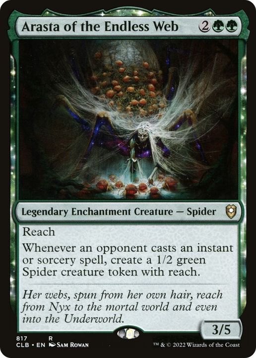 Arasta of the Endless Web in the group Magic the Gathering / Types / Enchantment / Legendary Enchantment at Proxyprinters.com (31187)