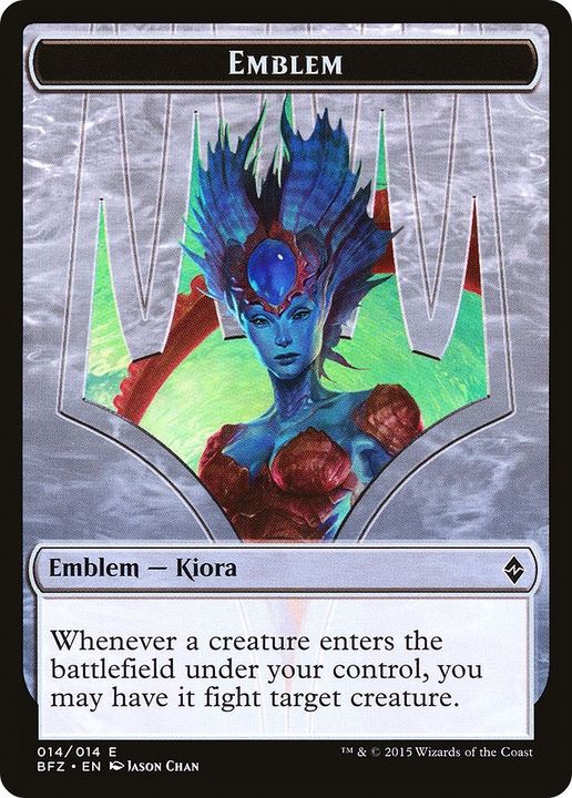 Kiora, Master of the Depths Emblem in the group Magic the Gathering / Types / Colors / Colorless at Proxyprinters.com (31200)