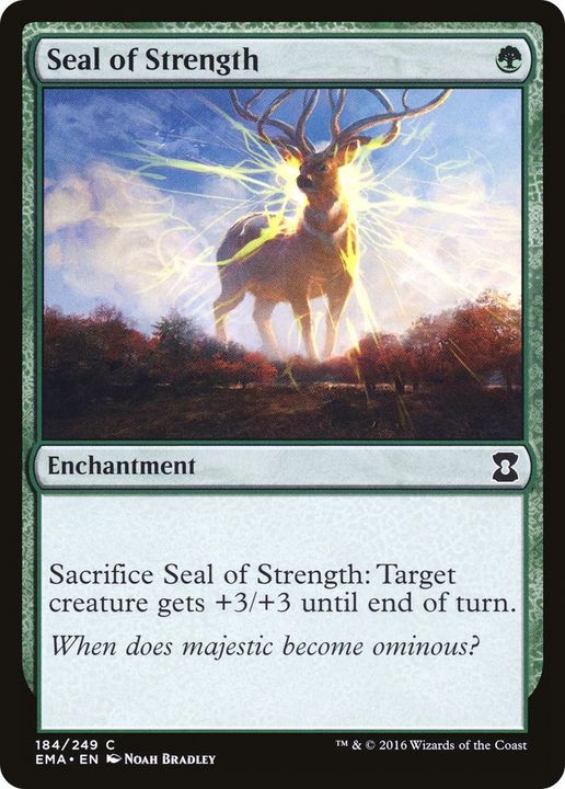 Seal of Strength in the group Magic the Gathering / Sets / Eternal Masters at Proxyprinters.com (31214)