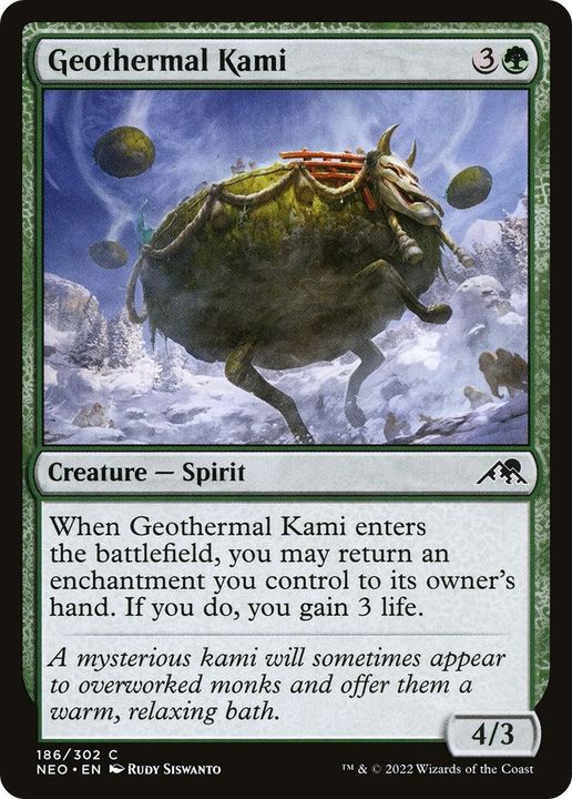 Geothermal Kami in the group Magic the Gathering / Types / Colors / Green at Proxyprinters.com (31218)