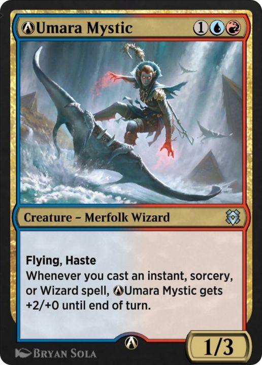 A-Umara Mystic in the group Magic the Gathering / Types / Colors / Multicolors / R, U at Proxyprinters.com (31221)