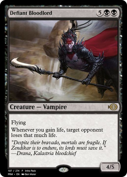 Defiant Bloodlord in the group Magic the Gathering / Types / Colors / Black at Proxyprinters.com (31226)