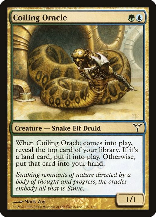 Coiling Oracle in the group Magic the Gathering / Types / Colors / Multicolors / G, U at Proxyprinters.com (31234)