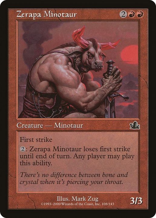 Zerapa Minotaur in the group Advanced search at Proxyprinters.com (31236)