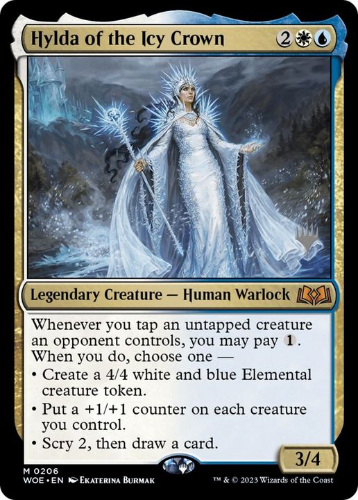 Hylda of the Icy Crown in the group Magic the Gathering / Sets / Wilds of Eldraine Tokens at Proxyprinters.com (3127)