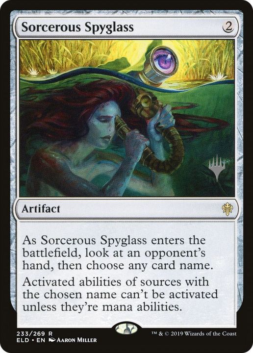 Sorcerous Spyglass in the group Magic the Gathering / Sets / Throne of Eldraine Promos at Proxyprinters.com (31281)