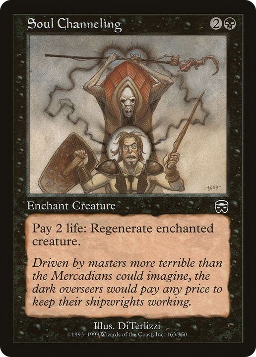 Soul Channeling in the group Magic the Gathering / Types / Colors / Black at Proxyprinters.com (31286)