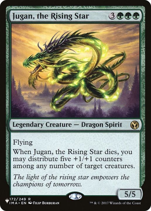 Jugan, the Rising Star in the group Magic the Gathering / Types / Colors / Green at Proxyprinters.com (31290)