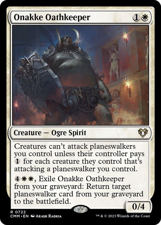 Onakke Oathkeeper in the group Magic the Gathering / Sets / Commander Masters at Proxyprinters.com (31293)