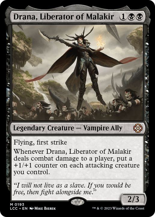 Drana, Liberator of Malakir in the group Magic the Gathering / Types / Colors / Black at Proxyprinters.com (3130)