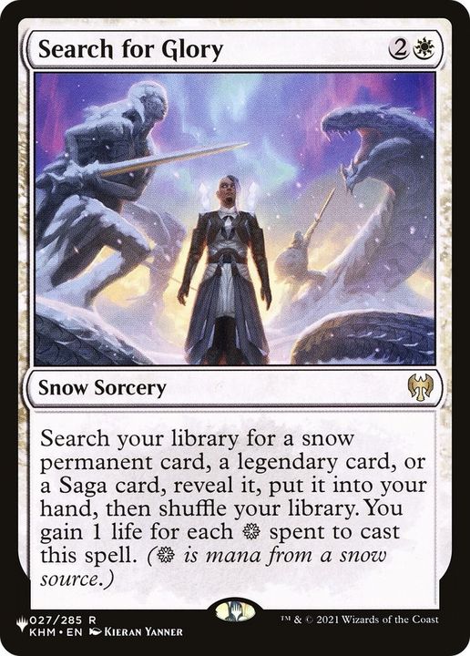 Search for Glory in the group Magic the Gathering / Sets / The List at Proxyprinters.com (31315)