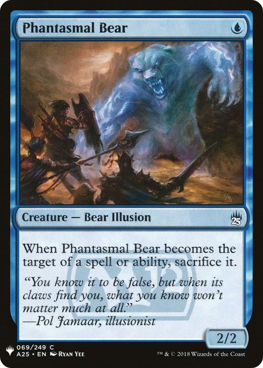 Phantasmal Bear in the group Magic the Gathering / Sets / The List at Proxyprinters.com (31321)