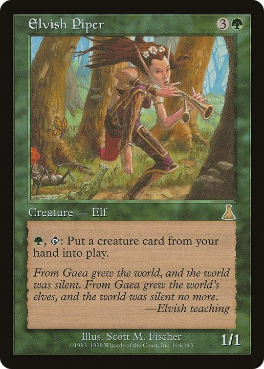 Elvish Piper in the group Magic the Gathering / Types / Creatures / Elf at Proxyprinters.com (31325)