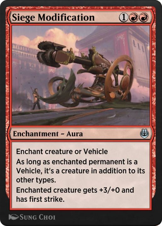 Siege Modification in the group Magic the Gathering / Types / Colors / Red at Proxyprinters.com (31337)