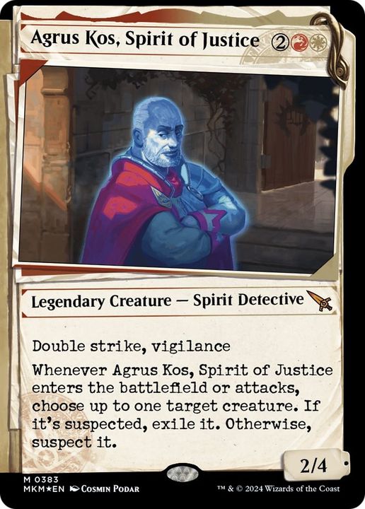 Agrus Kos, Spirit of Justice in the group Magic the Gathering / Types / Colors / Multicolors / R, W at Proxyprinters.com (31349)