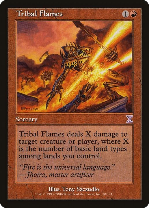 Tribal Flames in the group Magic the Gathering / Sets / Time Spiral Timeshifted at Proxyprinters.com (3135)