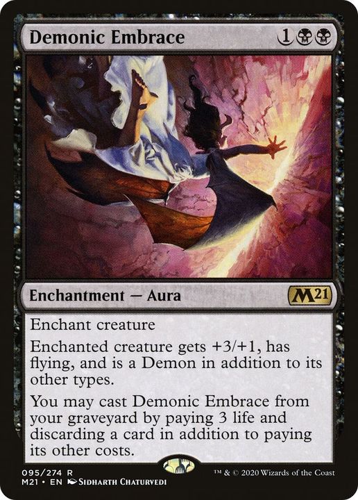 Demonic Embrace in the group Magic the Gathering / Types / Colors / Black at Proxyprinters.com (31383)