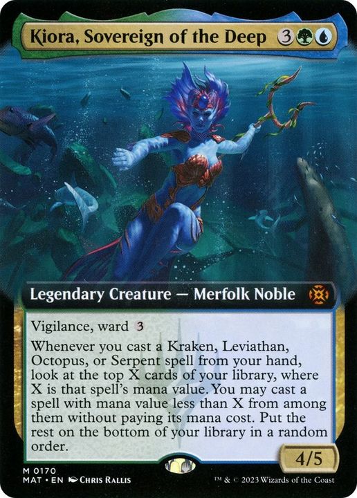 Kiora, Sovereign of the Deep in the group Magic the Gathering / Sets / Masters Edition at Proxyprinters.com (31442)