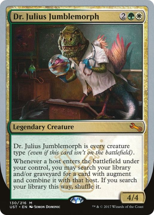 Dr. Julius Jumblemorph in the group Magic the Gathering / Types / Colors / Multicolors / G, W at Proxyprinters.com (31458)