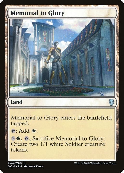 Memorial to Glory in the group Magic the Gathering / Sets / Dominaria at Proxyprinters.com (31465)