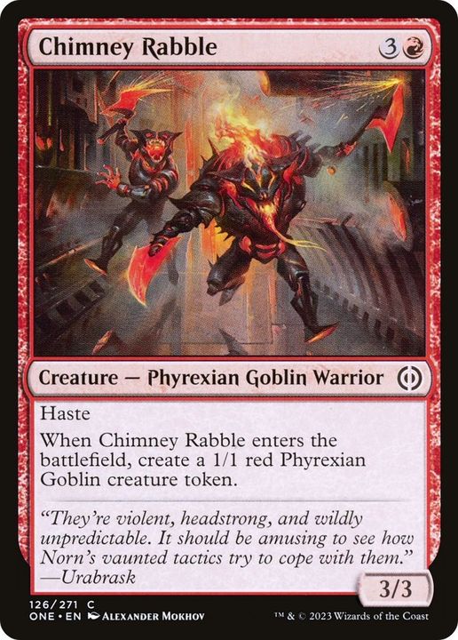 Chimney Rabble in the group Magic the Gathering / Types / Creatures / Warrior at Proxyprinters.com (31500)