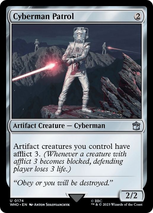 Cyberman Patrol in the group Magic the Gathering / Sets / Doctor Who at Proxyprinters.com (31503)