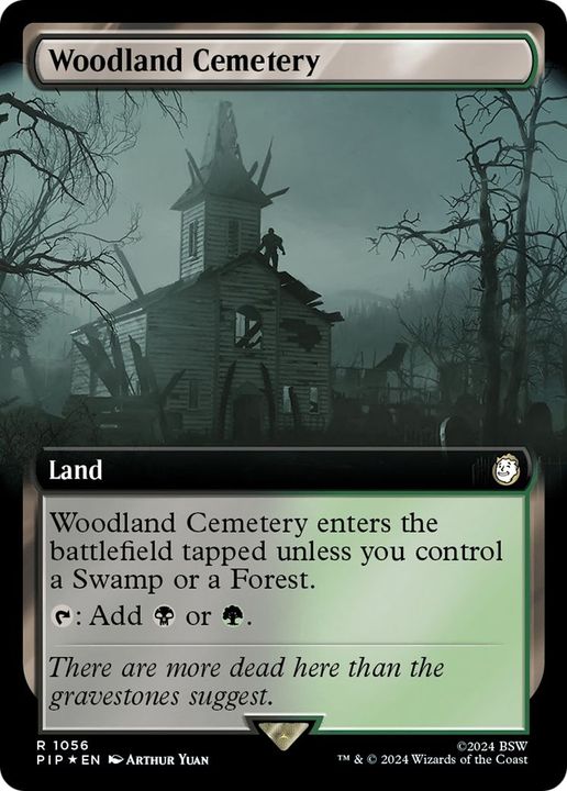 Woodland Cemetery in the group Magic the Gathering / Sets / Fallout at Proxyprinters.com (31507)