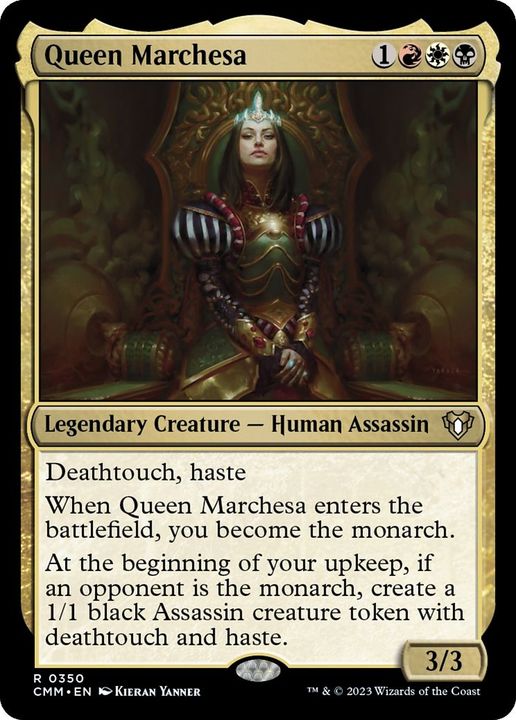 Queen Marchesa in the group Magic the Gathering / Types / Colors / Multicolors / B, R, W at Proxyprinters.com (31518)