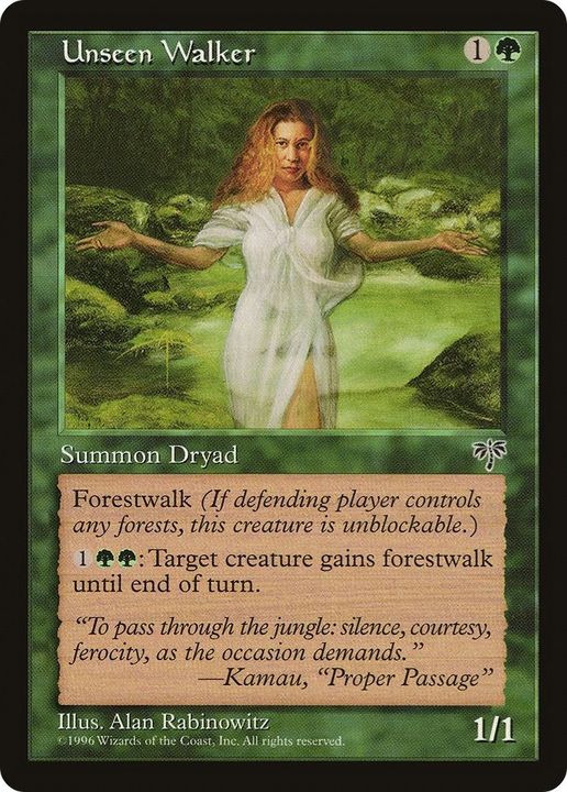 Unseen Walker in the group Magic the Gathering / Types / Colors / Green at Proxyprinters.com (3155)