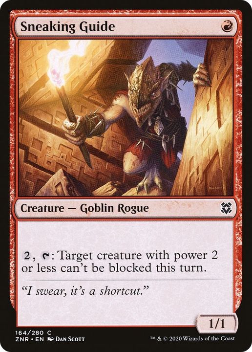 Sneaking Guide in the group Magic the Gathering / Types / Creatures / Goblin at Proxyprinters.com (31572)