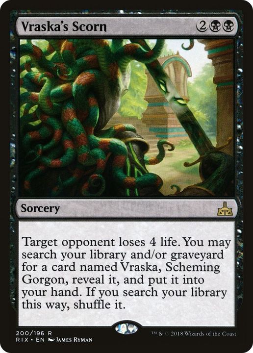 Vraska's Scorn in the group Magic the Gathering / Types / Colors / Black at Proxyprinters.com (31577)