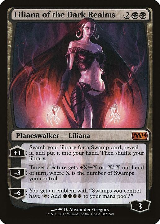 Liliana of the Dark Realms in the group Magic the Gathering / Sets / Magic 2015 at Proxyprinters.com (316)